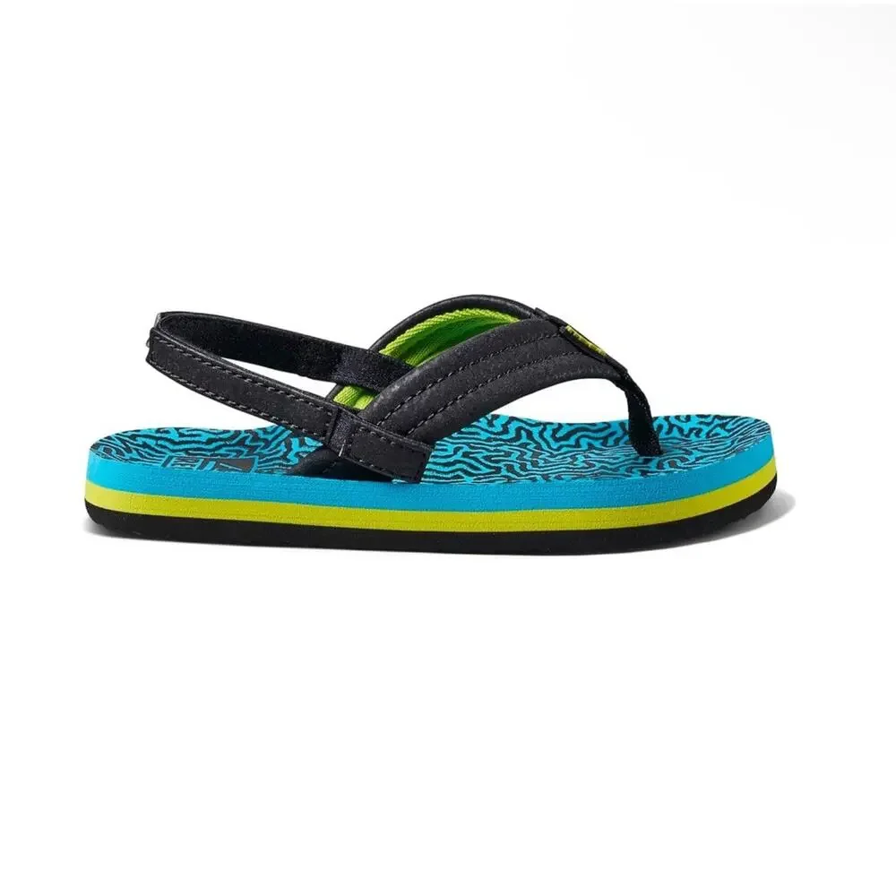 Reef Toddler Kids Ahi Flip Flop Sandals Water Friendly Backstrap (Size 6)